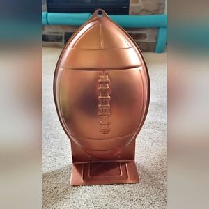 Wilton Football Aluminum Cake Pan – 1990 - #2105-6504 - Copper Color. Preowned